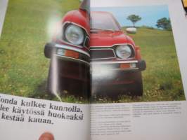Honda Civic 1200 3-door, 1200 5-door -myyntiesite / brochure