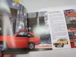 Mazda 323 1977 -myyntiesite / brochure