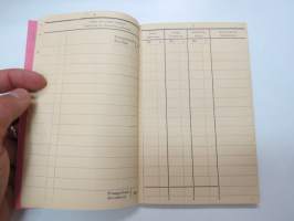 Turun Säästöpankki - Sparbanken i Åbo - Wastakirja / Motbok nr 57137 &quot;Mindreåriga Lyyli Holm&quot;, 1900 -bank record book
