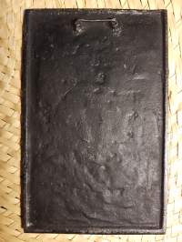 Lauchhammer, saksalainen valurauta plaketti 1937. Joulu ilta