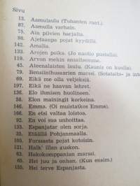 Sotilaan laulukirja 1952 -soldier´s song book