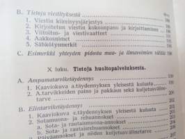 Upseerin käsikirja 1936 -army officer´s handbook