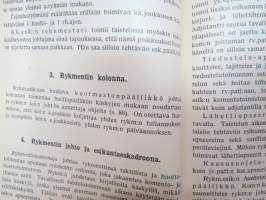 Upseerin käsikirja 1936 -army officer´s handbook