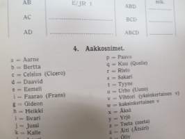 Upseerin käsikirja 1936 -army officer´s handbook