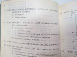 Henkilöasiakirjaopas  (HakO) 1962-SA / Suomen armeija / Finnish Army guidebook, listingpapers and documents of crew