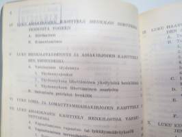 Henkilöasiakirjaopas  (HakO) 1962-SA / Suomen armeija / Finnish Army guidebook, listingpapers and documents of crew