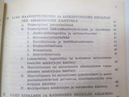 Henkilöasiakirjaopas  (HakO) 1962-SA / Suomen armeija / Finnish Army guidebook, listingpapers and documents of crew