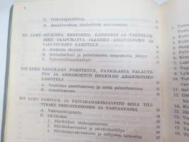 Henkilöasiakirjaopas  (HakO) 1962-SA / Suomen armeija / Finnish Army guidebook, listingpapers and documents of crew