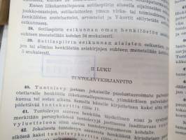 Henkilöasiakirjaopas  (HakO) 1962-SA / Suomen armeija / Finnish Army guidebook, listingpapers and documents of crew