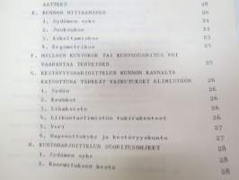 SA  Kunto, työkyky ja terveys 1972, opas -Finnish Army Guide, physical condition, health
