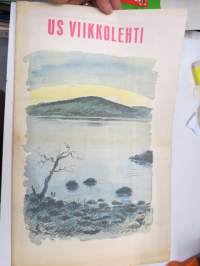 US Viikkolehti (Uusi Suomi) juhannusviikko 1962, sis. mm. Tuntematon Thaimaa, Pierre Salinger ja perheensä, Peter Ustinov, Orkidean metsästäjä -dekkari...