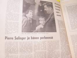 US Viikkolehti (Uusi Suomi) juhannusviikko 1962, sis. mm. Tuntematon Thaimaa, Pierre Salinger ja perheensä, Peter Ustinov, Orkidean metsästäjä -dekkari...