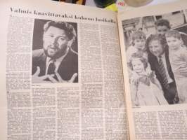 US Viikkolehti (Uusi Suomi) juhannusviikko 1962, sis. mm. Tuntematon Thaimaa, Pierre Salinger ja perheensä, Peter Ustinov, Orkidean metsästäjä -dekkari...