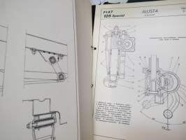 Fiat 125 Special Teknilliset taulukot