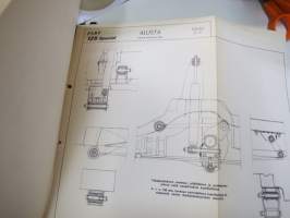 Fiat 125 Special Teknilliset taulukot