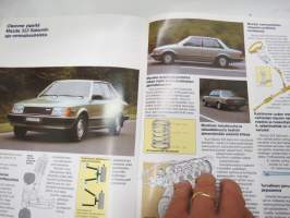 Mazda 323 Saloon 1982 -myyntiesite / brochure