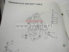 Quicksilver parts catalog -&quot;Bravo I / II&quot; Stern drive and transom assembly serial numbers Stern drive B-664190 and up, Transom assembly B-673048 and u