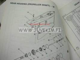 Quicksilver parts catalog -R / MR / Alpha one stern drive and transom assembly serial numbers Stern drive 6225577 and up, Transom assembly 6216687 and