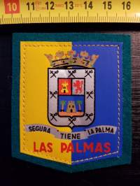 Las Palmas - kangasmerkki huopapohjalla