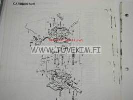 Quicksilver parts catalog -7.4L W / Hurth Transmission Inboard Engine (GM) serial numbers US C-391564 and up -varaosaluettelo
