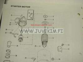 Quicksilver / Mercruiser parts catalog -5.7L Competition Ski Engine serial numbers US B-514627 and up -varaosaluettelo