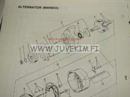 Quicksilver / Mercruiser parts catalog -5.7L Competition Ski Engine serial numbers US B-514627 and up -varaosaluettelo