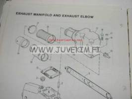 Quicksilver / Mercruiser parts catalog -5.7L Competition Ski Engine serial numbers US B-514627 and up -varaosaluettelo