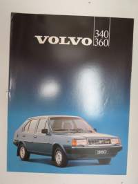 Volvo 340, 360 -myyntiesite / brochure