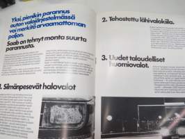 Saab... jo pelkistä valoistakin voi päätellä... -myyntiesite / brochure
