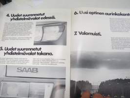 Saab... jo pelkistä valoistakin voi päätellä... -myyntiesite / brochure