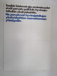 Saab... loistavat ajo-ominaisuudet... -myyntiesite / brochure