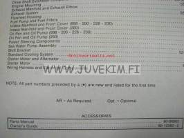 Quicksilver / Mercruiser parts catalog -198 H.P., 200 H.P., 228 H.P., 230 H.P., 260 H.P. R/MR/Alpha One Engine serial numbers US 6218462 and up -varao