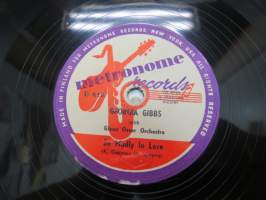 Metronome B 613 Kiss of fire / So Madly in love - Georgia Gibbs -savikiekkoäänilevy / 78 rpm record