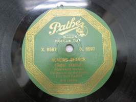 Pathé X. 8597 Chrysanthémes - chanson russe / acacias blancs (romance russe) -savikiekkoäänilevy / 78 rpm record