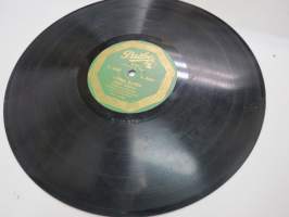 Pathé X. 8597 Chrysanthémes - chanson russe / acacias blancs (romance russe) -savikiekkoäänilevy / 78 rpm record