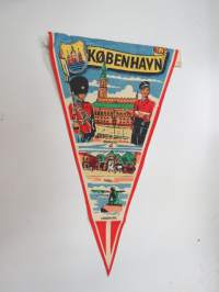 Köbenhavn (Köpenhamn) -matkailuviiri / souvenier pennant