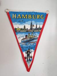 Hamburg - Tor zur Welt -matkailuviiri / souvenier pennant