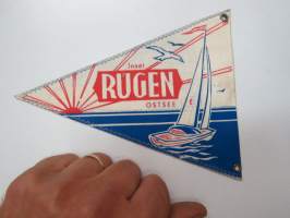 Sassnitz / Rügen -matkailuviiri / souvenier pennant
