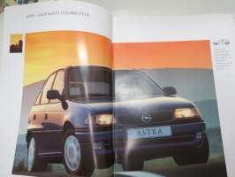Opel Astra 1997 -myyntiesite / brochure