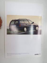 Opel Astra 1997 -myyntiesite / brochure