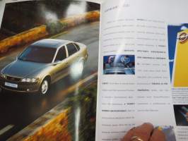 Opel Vectra 1999 -myyntiesite / brochure