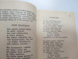 Ammattiyhdistysväen laulukirja -song book