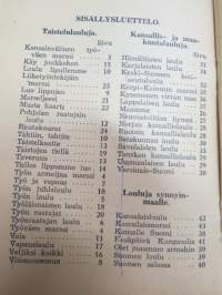 Ammattiyhdistysväen laulukirja -song book