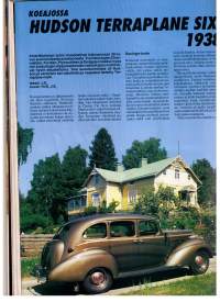 Mobilisti 1 / 1998, Vanhoja autoja harrastavien lehti.. tässä numerossa mm. Mopoista4-sivua, valtavasti valokuvia autoista, Hudson terraplane 1938. &quot;mersu&quot; ym.ym.