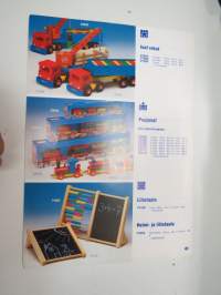 Rossberg / Heros puuleikkikalut 1987 tuoteluettelo -toy catalog