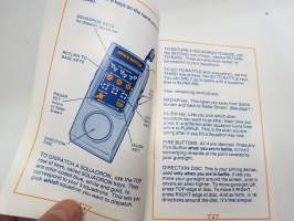 Intellivision - Intelligent Television Cartridge Instructions - Space Battle (For 1 or &quot; players) - For Color TV viewing -TV-pelin käyttöohje vuodelta 1979