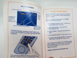 Intellivision - Intelligent Television Cartridge Instructions - Space Battle (For 1 or &quot; players) - For Color TV viewing -TV-pelin käyttöohje vuodelta 1979