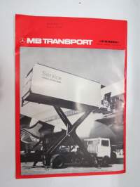MB Transport 1972 nr 2 (58.) - Mercedes-Benz asiakaslehti kuorma- ja linja-autoliikenteen piirissä toimiville, runsas kuvitus -MB trucks, customer magazine