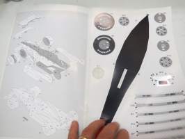 Build your own Formula 1 Racing Car - Team McLaren Mercedes MP4-13 Paper Model Booklet -askartelusarja