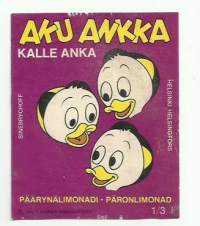 Aku Ankka   -   juomaetiketti